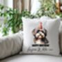 Personalised Havanese Birthday Congratulations Party Cushion, thumbnail 1 of 2