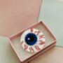 Eyeball Halloween Glitter Resin Brooch / Halloween Jewellery / Gothic Fashion Accessory, thumbnail 4 of 6