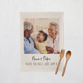 Personalised Photo Tea Towel | Mother's Day Gift, 2 of 4