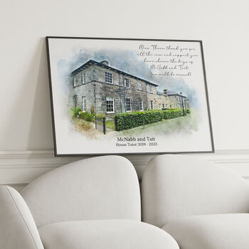 Personalised Watercolour Retirement Gift, 2 of 12