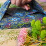 Reusable Recycled Fabric Gift Wrap 'Floral', thumbnail 8 of 12