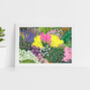 A4 Botanical Flower Garden Giclee Art Print, thumbnail 1 of 5