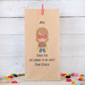 Personalised Superhero Party Bags, 5 of 9