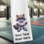 Personalised Martial Arts Animals Karate Gi Sports Towel, thumbnail 9 of 11