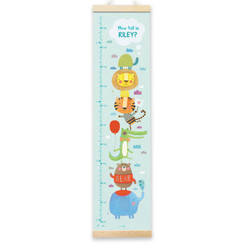Personalised Animal Height Chart, 2 of 7