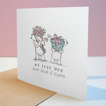 Personalised Bear Mother’s Day Card, 3 of 3