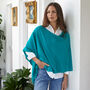 Lucy Four Way Cashmere Poncho, thumbnail 1 of 12