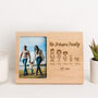Personalised Family Member Solid Oak Photo Frame, thumbnail 1 of 7