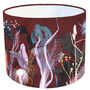 Rust Red Earthern Interior Design Botanical Lampshade, thumbnail 1 of 1