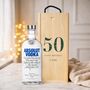 Personalised 50th Birthday Vodka Gift Set With Custom Lid, thumbnail 4 of 11