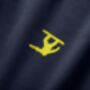 Organic Cotton Embroidered Snowboard Polo Shirt, thumbnail 2 of 2