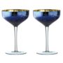 Blue Star Champagne Saucers, thumbnail 4 of 4