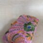 Pink Embroidered Clutch Bag, thumbnail 4 of 11