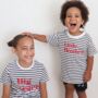 Classic Striped Sibling Matching T Shirts Brother/Sister, thumbnail 1 of 3
