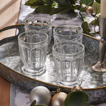 Set Of Four Bella Perle Glass Tumblers, 4 of 7