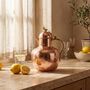 Heavy Duty Hammered Copper Jug Pitcher, Heavy Duty Copper Jug, thumbnail 2 of 6