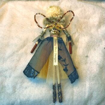 Personalised Hand Crafted Christmas Tree Topper Fairy, 10 of 10