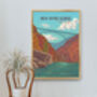 New River Gorge National Park Travel Poster Art Print, thumbnail 4 of 7