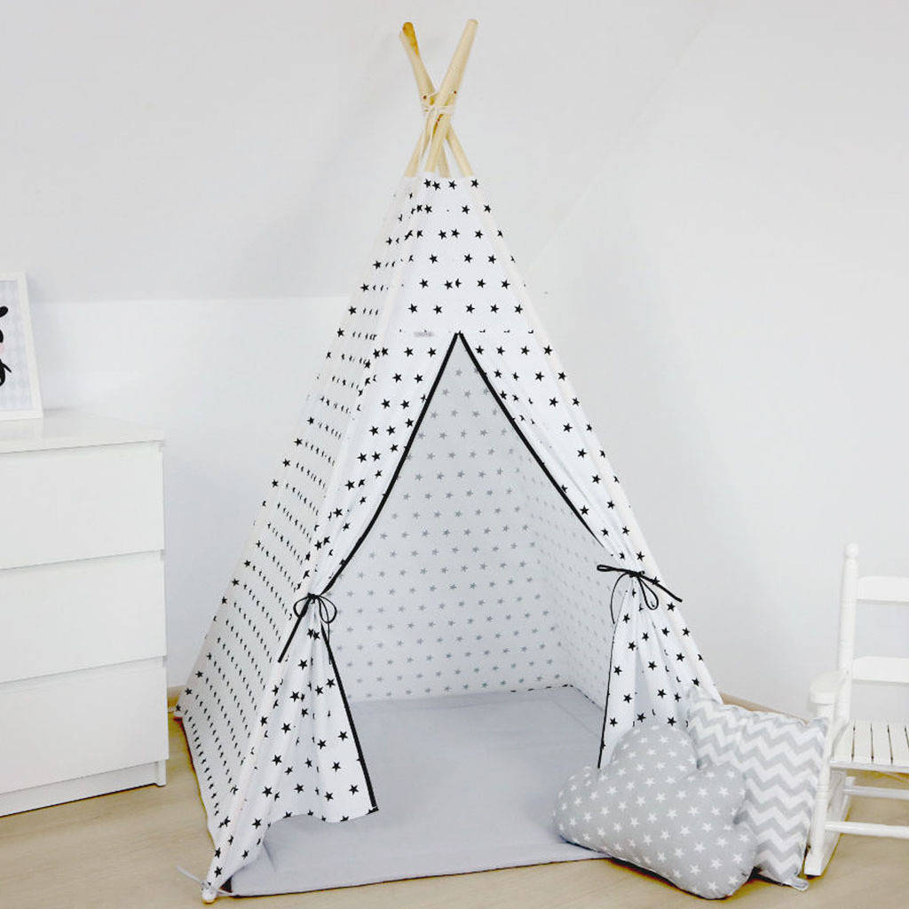 Image of Kids Stars Play Teepee Tent