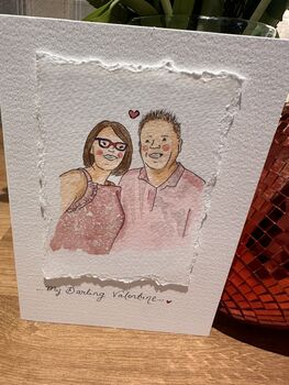A5 Personalised Valentines Day Illustrated Card, 3 of 12