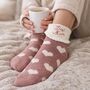 Personalised Best Mum Heart Soft Cosy Socks, thumbnail 1 of 5