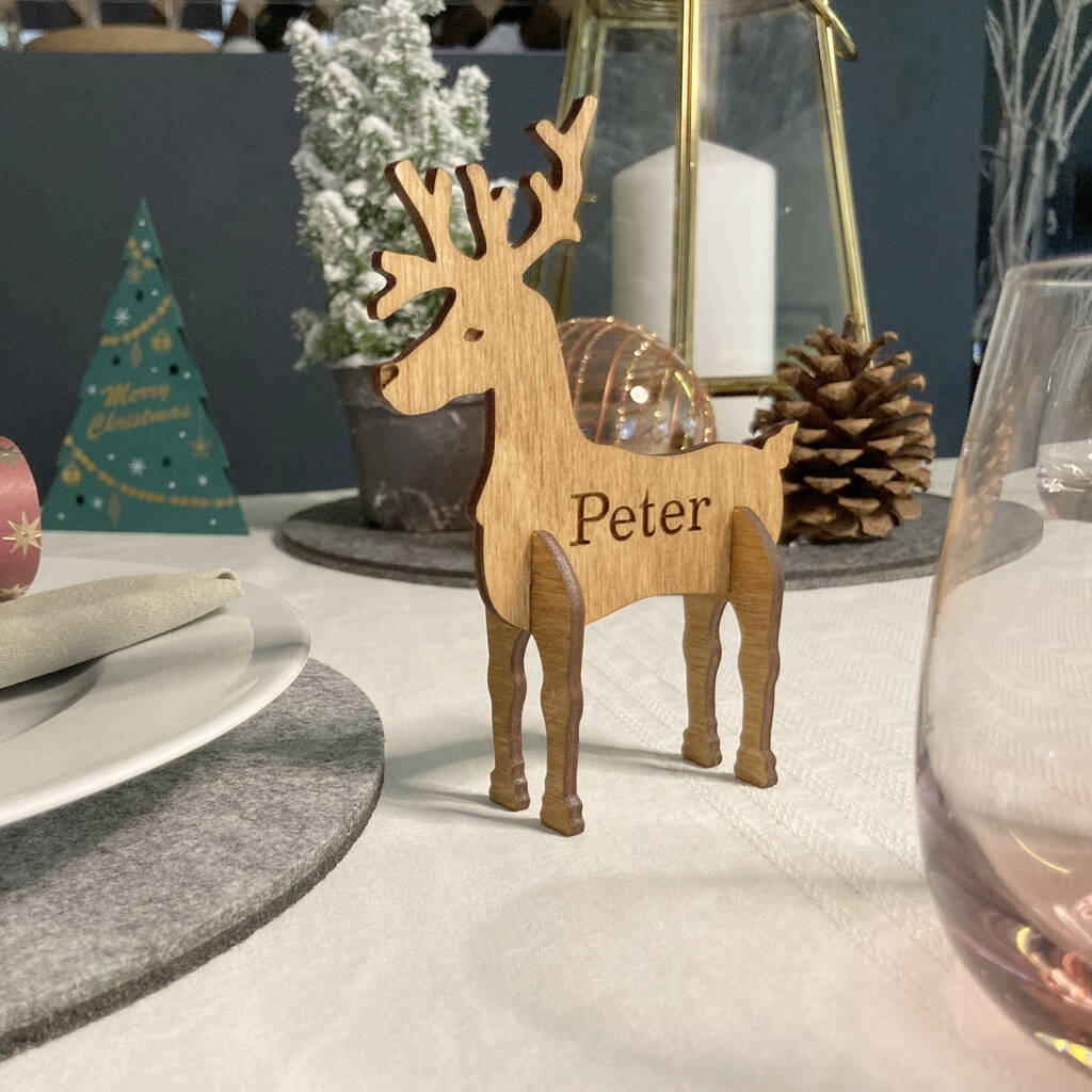 Personalised Reindeer Place Setting, 1 of 7