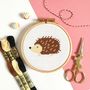 Hedgehog Cross Stitch Kit, thumbnail 3 of 6