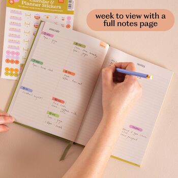 2026 Blue Berry Check Diary | A5, 3 of 11