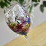 30th Birthday Wine Glass With Floral Design, thumbnail 3 of 9