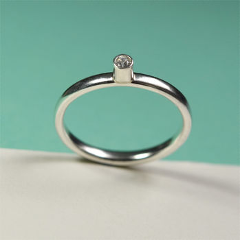 Solitaire Ring With Gemstone Choice, 8 of 11
