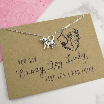 'Crazy Dog Lady' Necklace, 3 of 5