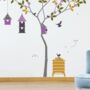 Triangle Tree Nursery Wall Stencil Pack With Beehives, thumbnail 2 of 8