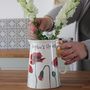 Personalised Poppies Flower Jug, thumbnail 1 of 2