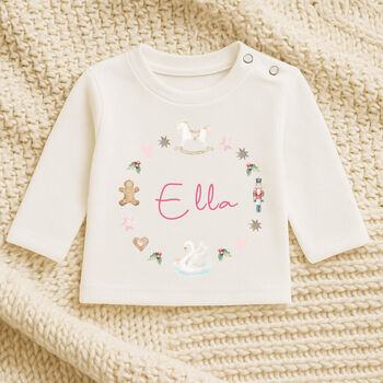 Personalised Kids Christmas T Shirt Nutcracker, 4 of 5