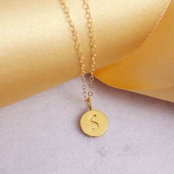 Personalised Sterling Silver Disc Necklace, 2 of 4