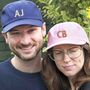 Custom Personalised Embroidered Organic Cotton Cap Gift, thumbnail 1 of 8
