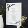 Wedding Reading Personalised Floral Poem Print, thumbnail 1 of 10