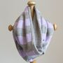 Reversible Pure Cashmere Snood Scarf, thumbnail 5 of 12