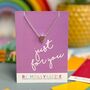Personalised Heart Necklace Just For You, thumbnail 1 of 10