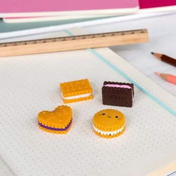 Set Of Biscuit Erasers, 2 of 3