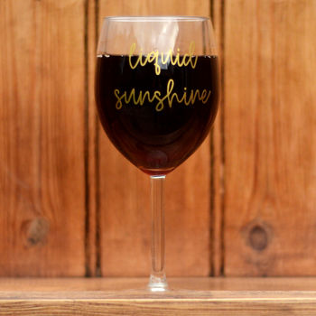 Wording Wine Glass, 2 of 9