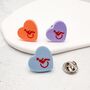 Disability Symbol Heart Pin Badge, thumbnail 3 of 12