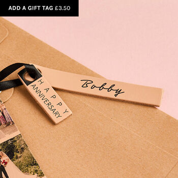 Personalised Metal And Leather Photo Bookmark, 4 of 4