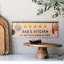 Personalised Five Star Chef Kitchen Sign, thumbnail 1 of 5