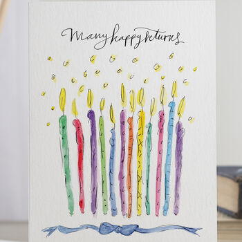 'Many Happy Returns' Birthday Card, 3 of 3