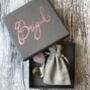 Personalised Healing Crystal Earring And Stone Gift Box, thumbnail 9 of 11
