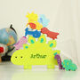 Personalised Wooden Dinosaur Stacker Toy, thumbnail 2 of 5