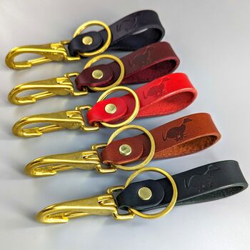 Luxury Leather Dog Collar And Matching Lead Set Nine Colour Options, 11 of 12