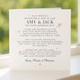 Wedding Day Card With Verse For Daughter And Son In Law, thumbnail 4 of 7
