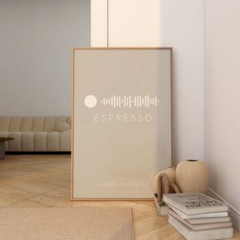 Personalised Spotify Scannable Song Print Music Gift, 2 of 6